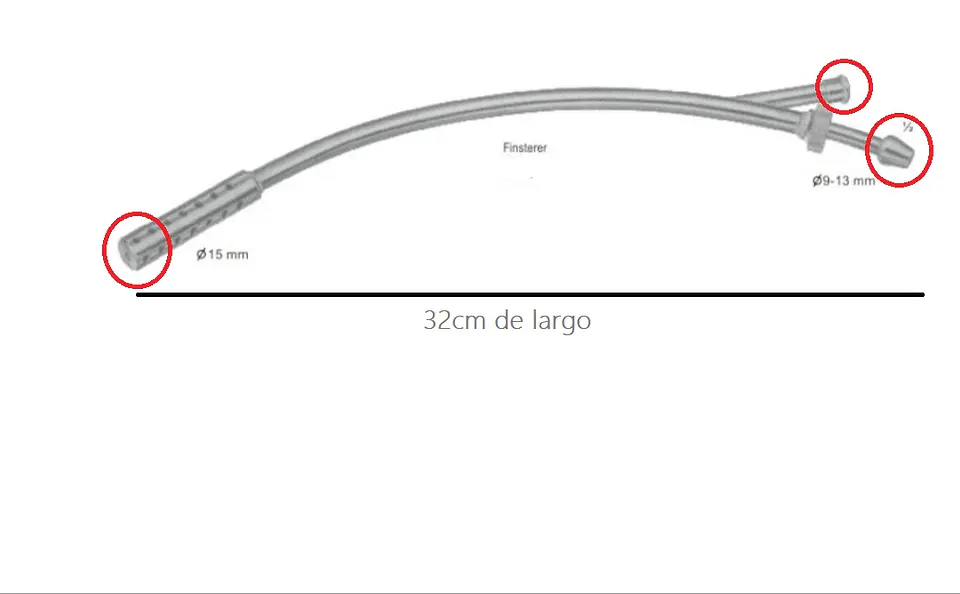 canula aspiracion Finsterer de 32cm 4