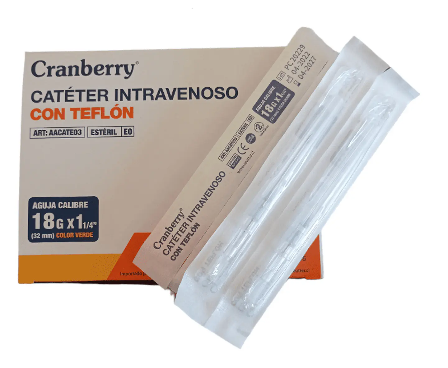 Caja de 50 Catéter Venoso (Branula) 2