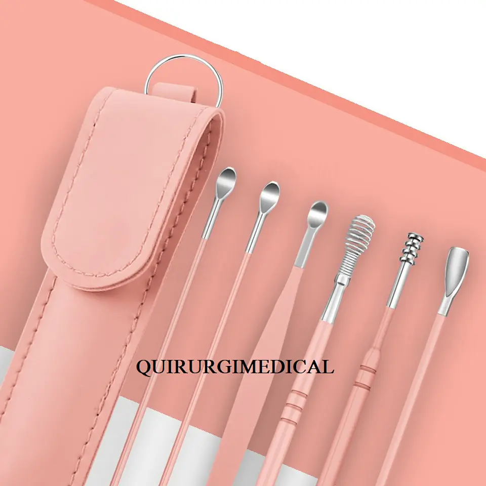 SET CURETAS DE OIDO COLORS 2