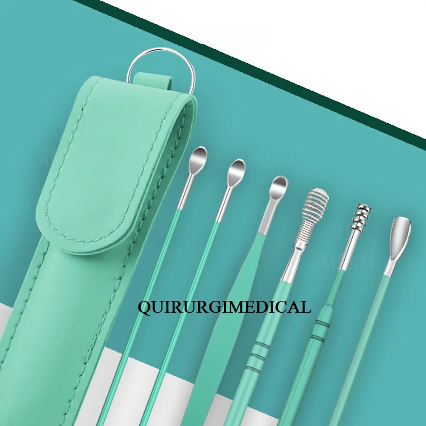 SET CURETAS DE OIDO COLORS 6