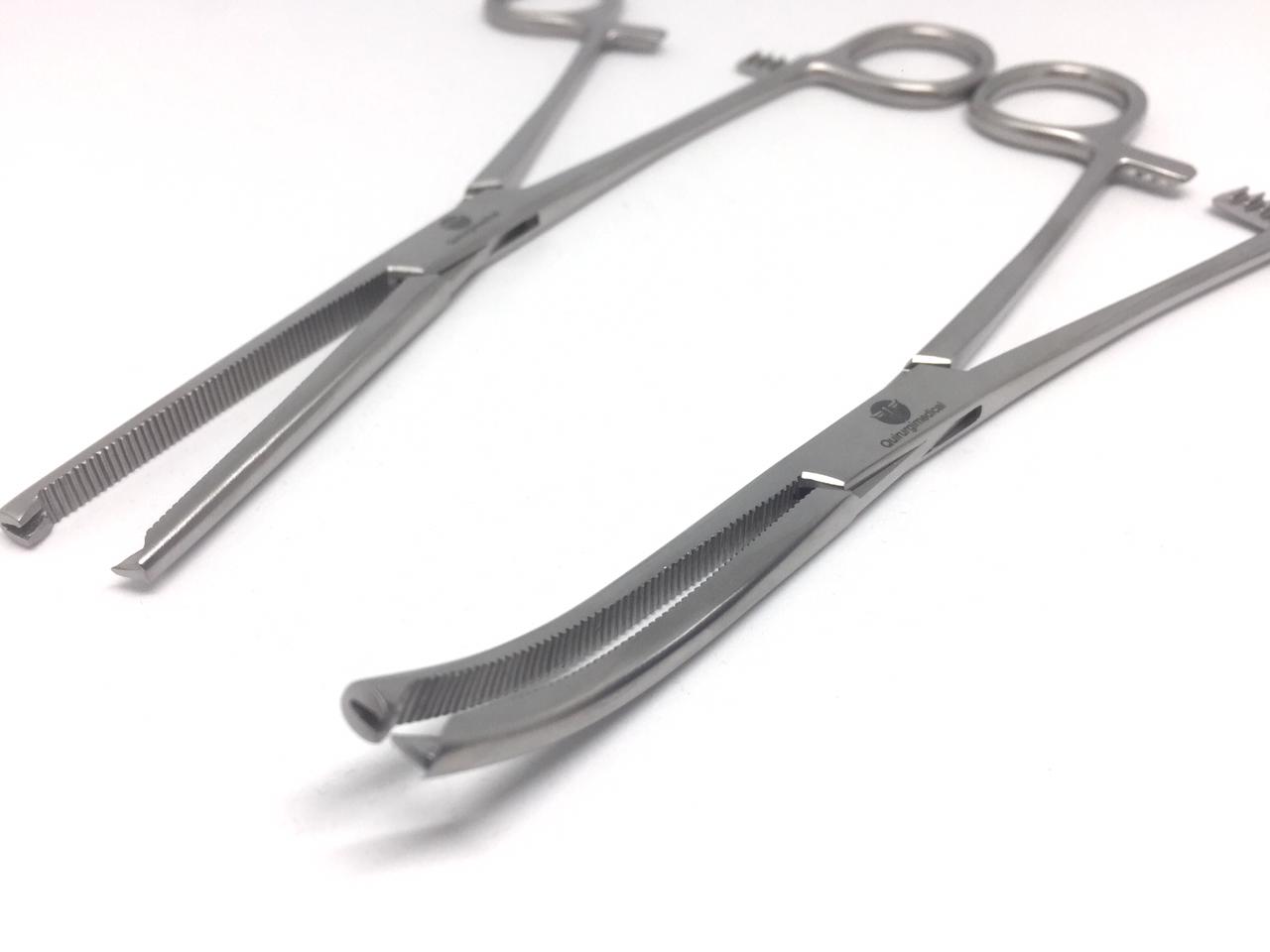 PINZA HEMOSTATICA KOCHER RECTA O CURVA DE 18CM