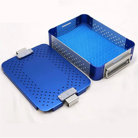 CAJA PERFORADA AZUL