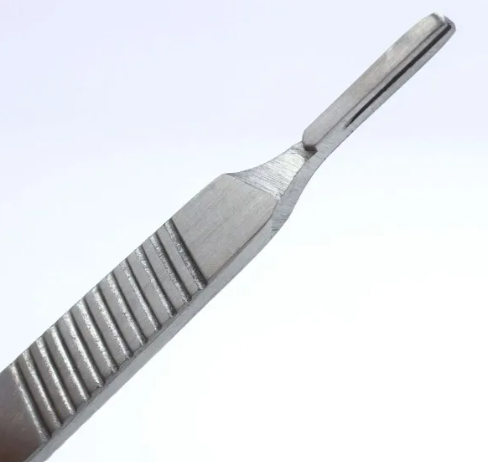 Mango De Bisturí De Acero Inoxidable De 12 Cm, Número 3, Para Hojas De 10 A 17