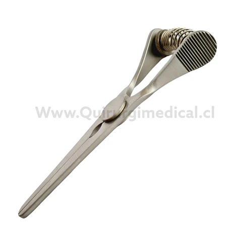 CLAMP VASCULAR BULLDOG DE GLOVER RECTO DE 9,5CM.