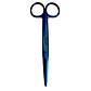 Tijera mayo curva color azul 14,5cm - Miniatura 2