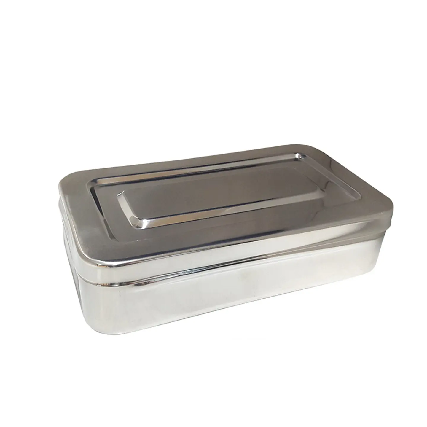 Ca﻿ja acero inoxidable 20x10x5cm Importada 1