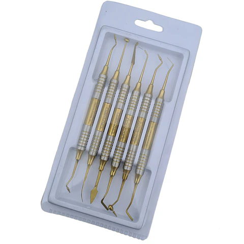 Set De Espátulas Compuestas Para Resina Dental