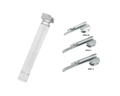 SET LARINGOSCOPIO PEDIÁTRICO DE 3 HOJAS CONVENCIONAL 