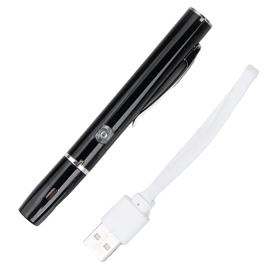 Linterna tipo boligrafo médico Recargable Usb 3
