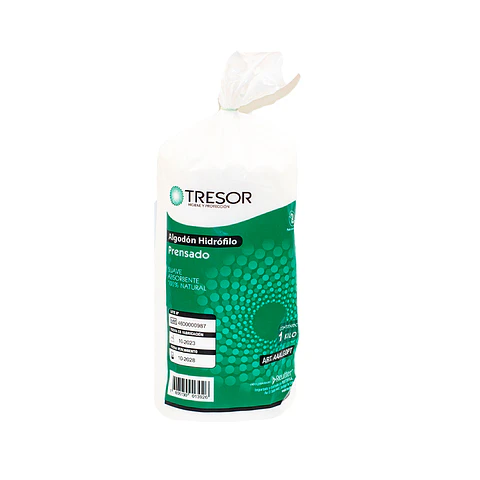 ALGODÓN HIDROFILO PRENSADO TRESOR 1KG
