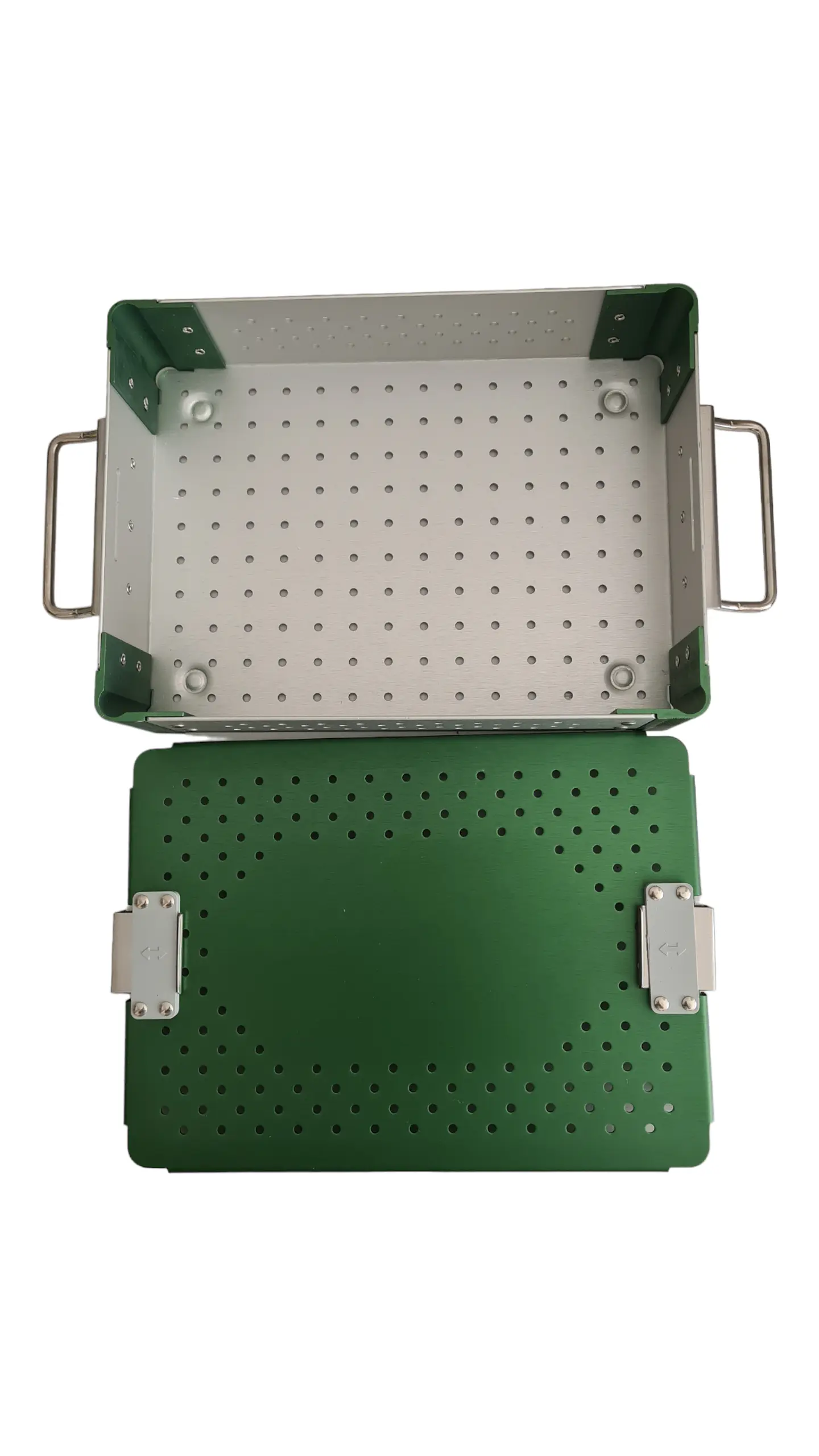 CAJA PERFORADA VERDE 1