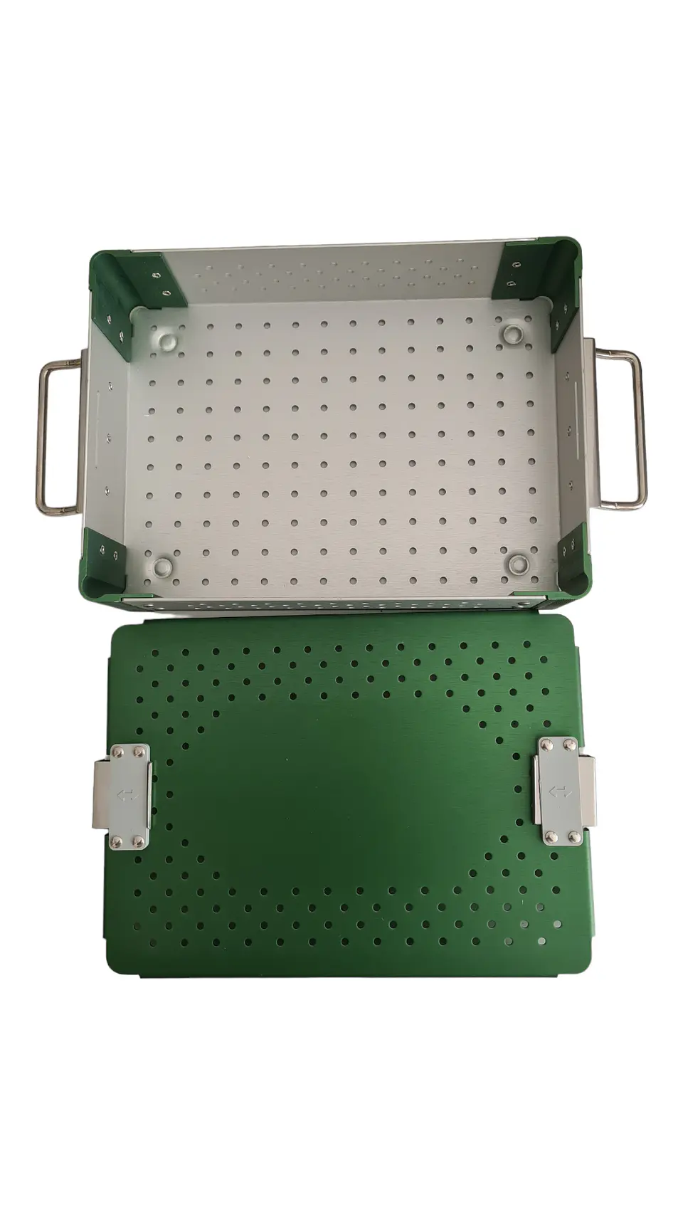 CAJA PERFORADA VERDE 1