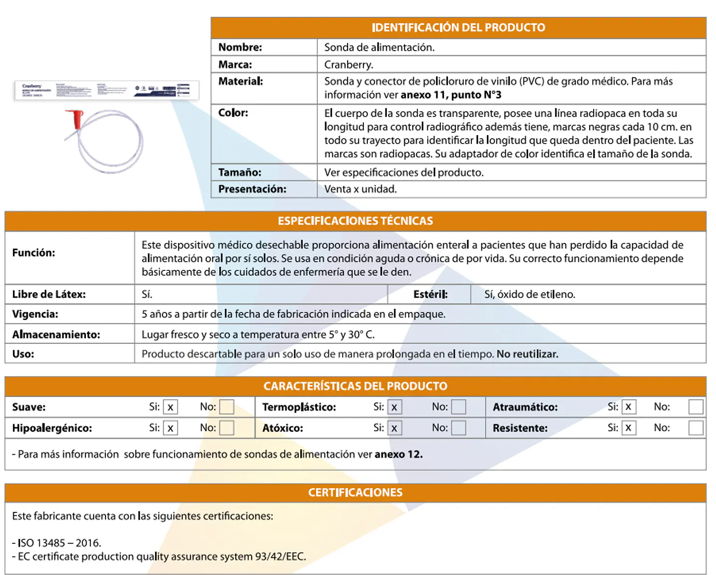 SONDA DE ALIMENTACIÓN 3