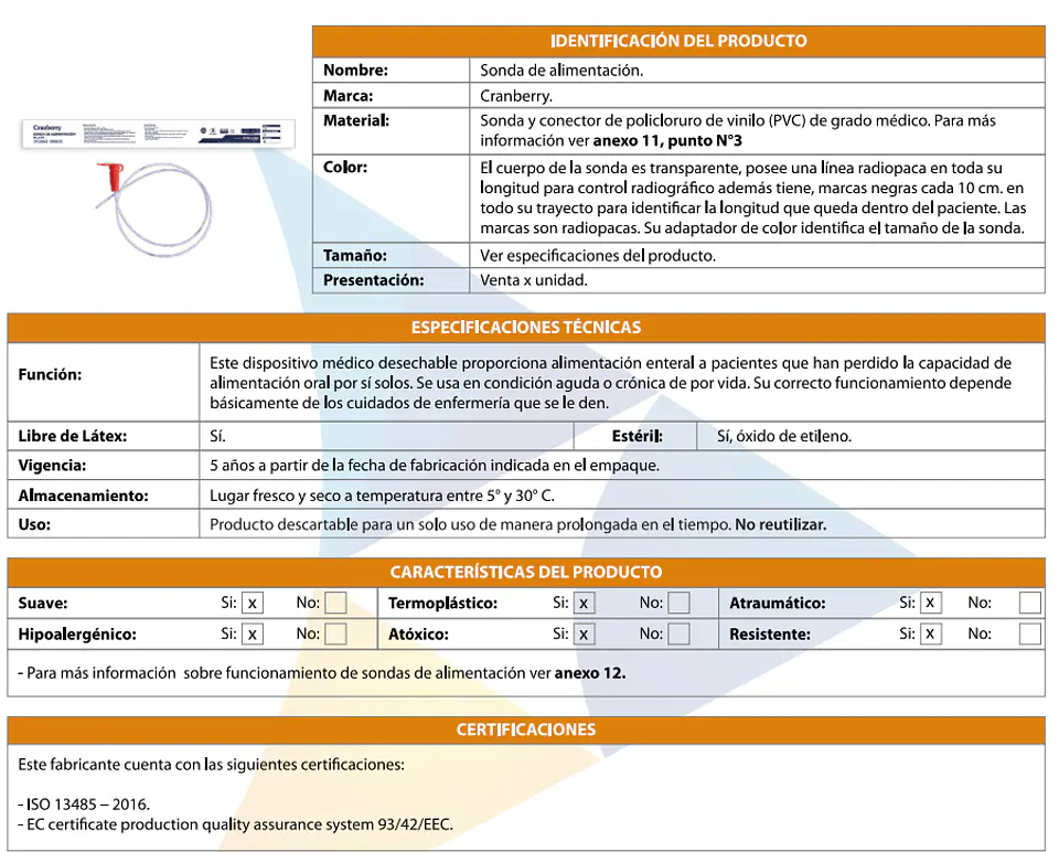 SONDA DE ALIMENTACIÓN 3