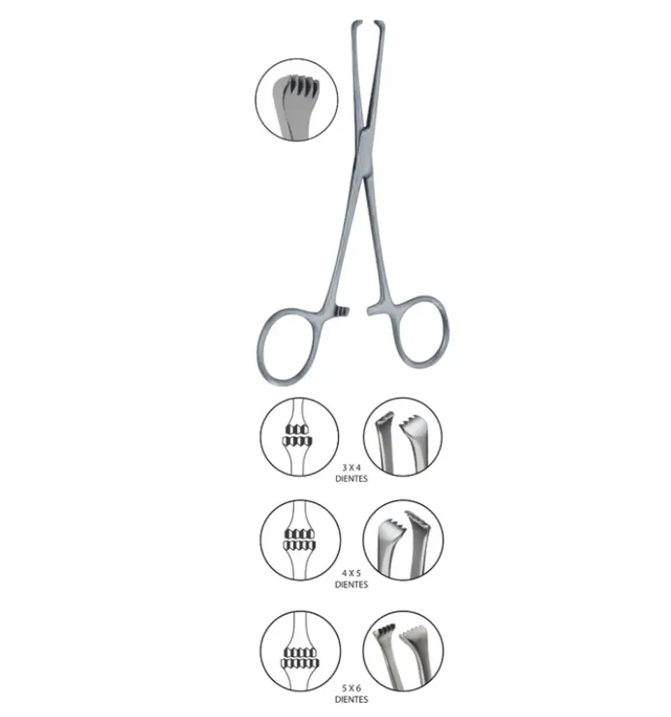 PINZA ALLIS DE 16CM PK 2