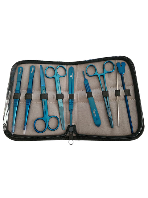 SET DISECCIÓN AZUL DE 9 PIEZAS