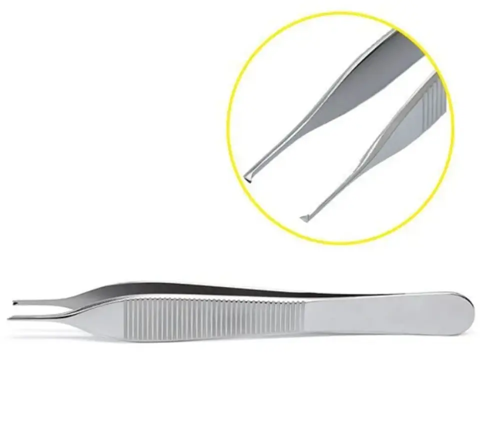 PINZA MICRO ADSON DE 12CM ACERO ALEMAN 2