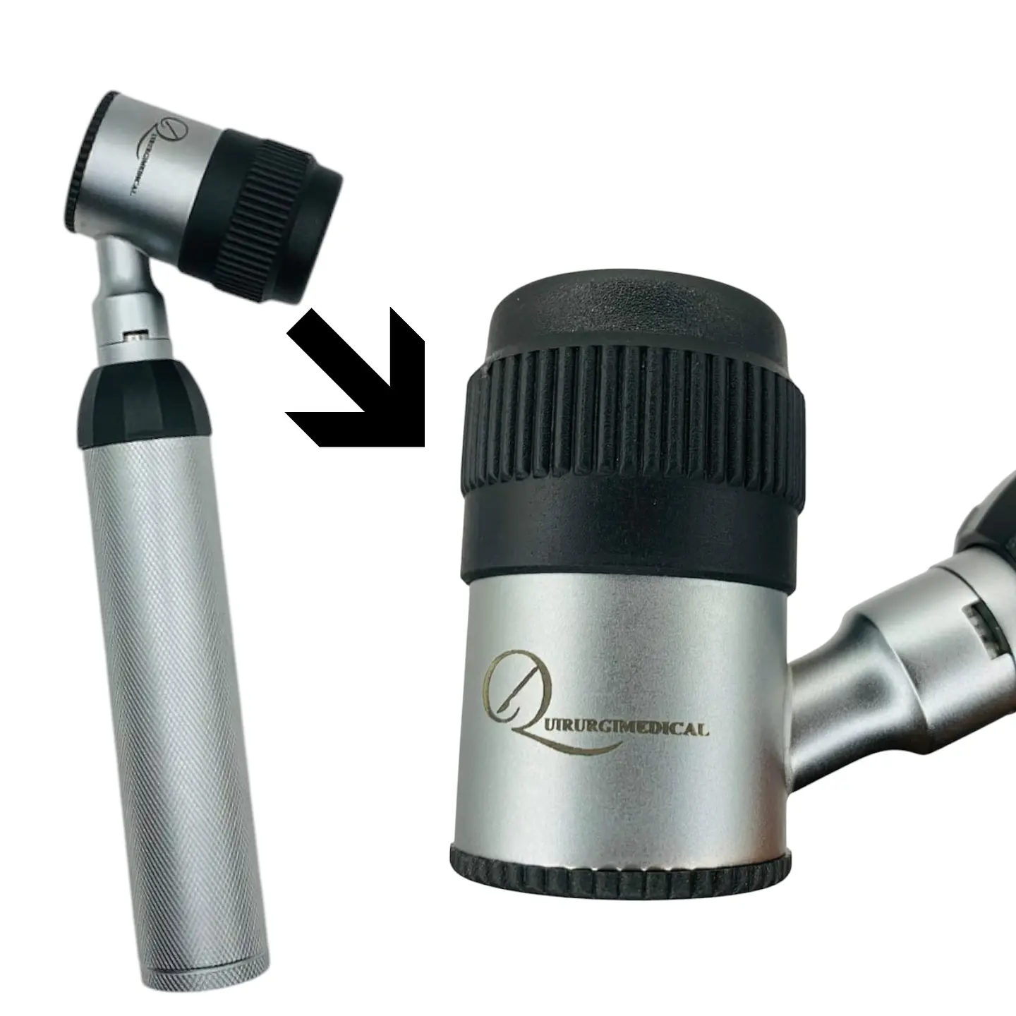 DERMATOSCOPIO LUZ LED BLANCA Y FIBRA OPTICA 2