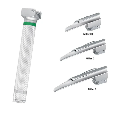 SET LARINGOSCOPIO PEDIÁTRICO 3 HOJAS F.0