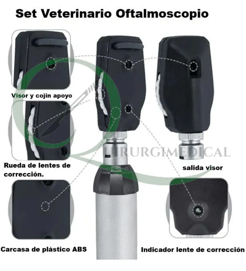 Otoscopio-Oftalmoscopio veterinario 4