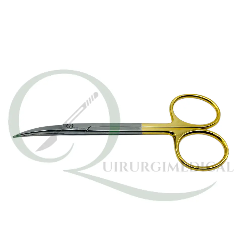 TIJERA IRIS CURVA DE 12CM EDICION PREMIUM TUNGSTENO 1