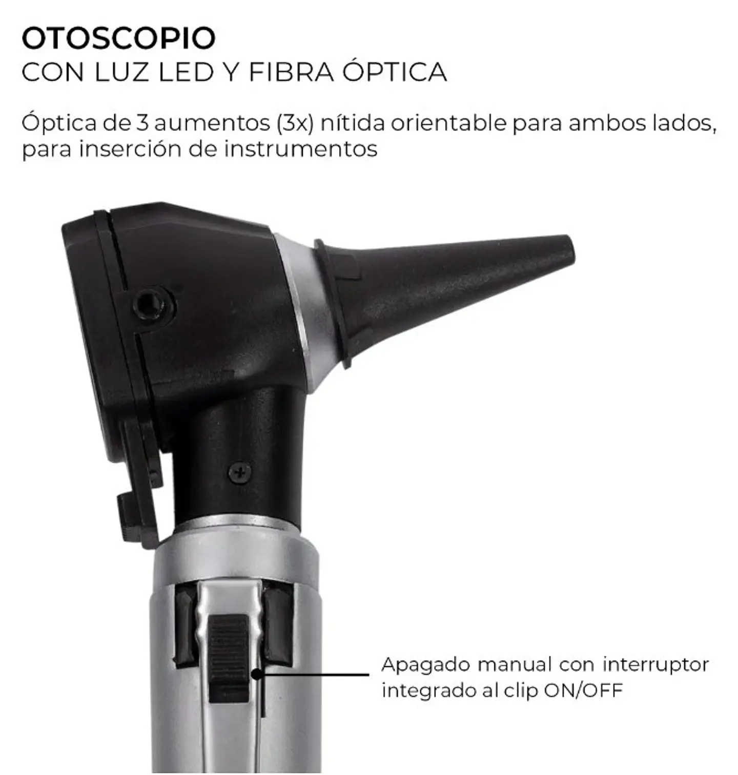 OTOSCOPIO LED DE F.O COLOR MORADO 5