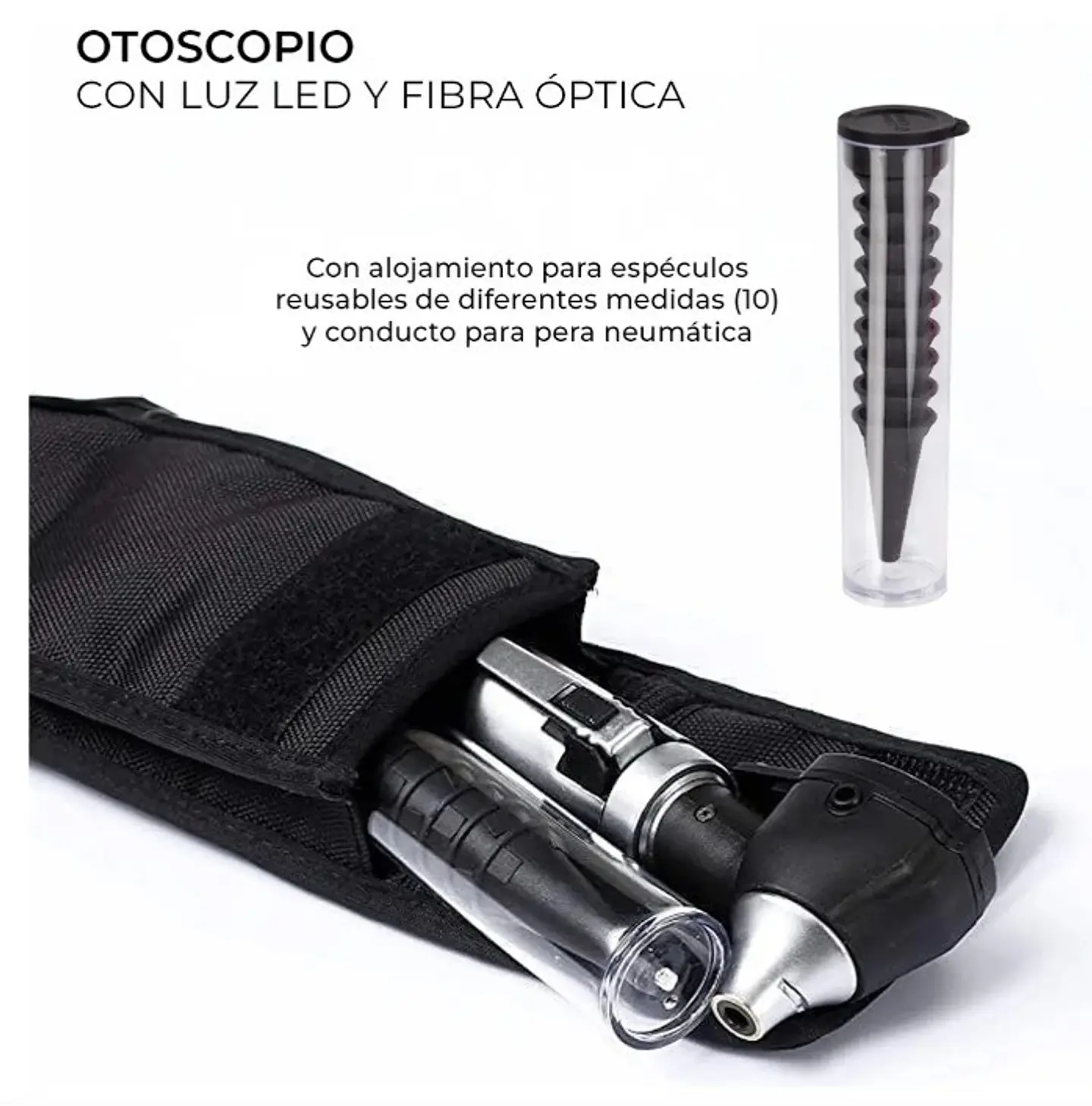 OTOSCOPIO LED DE F.O COLOR MORADO 6