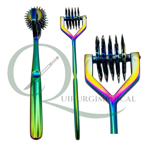 Martillo neurológico de 5 ruedas Wartenberg Tornasol