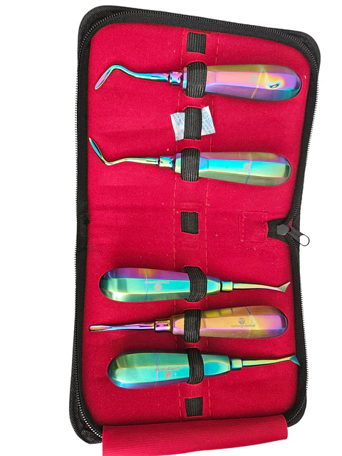 SET 5 ELEVADORES DENTALES TORNASOL