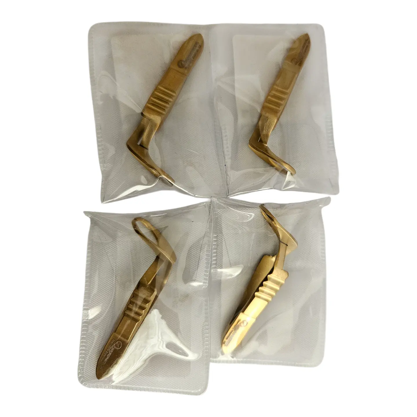 PACK 4 PINZAS JONES 5,5CM COLORS GOLD 5