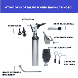 Otoscopio-Oftalmoscopio-Naso-laríngeo humano