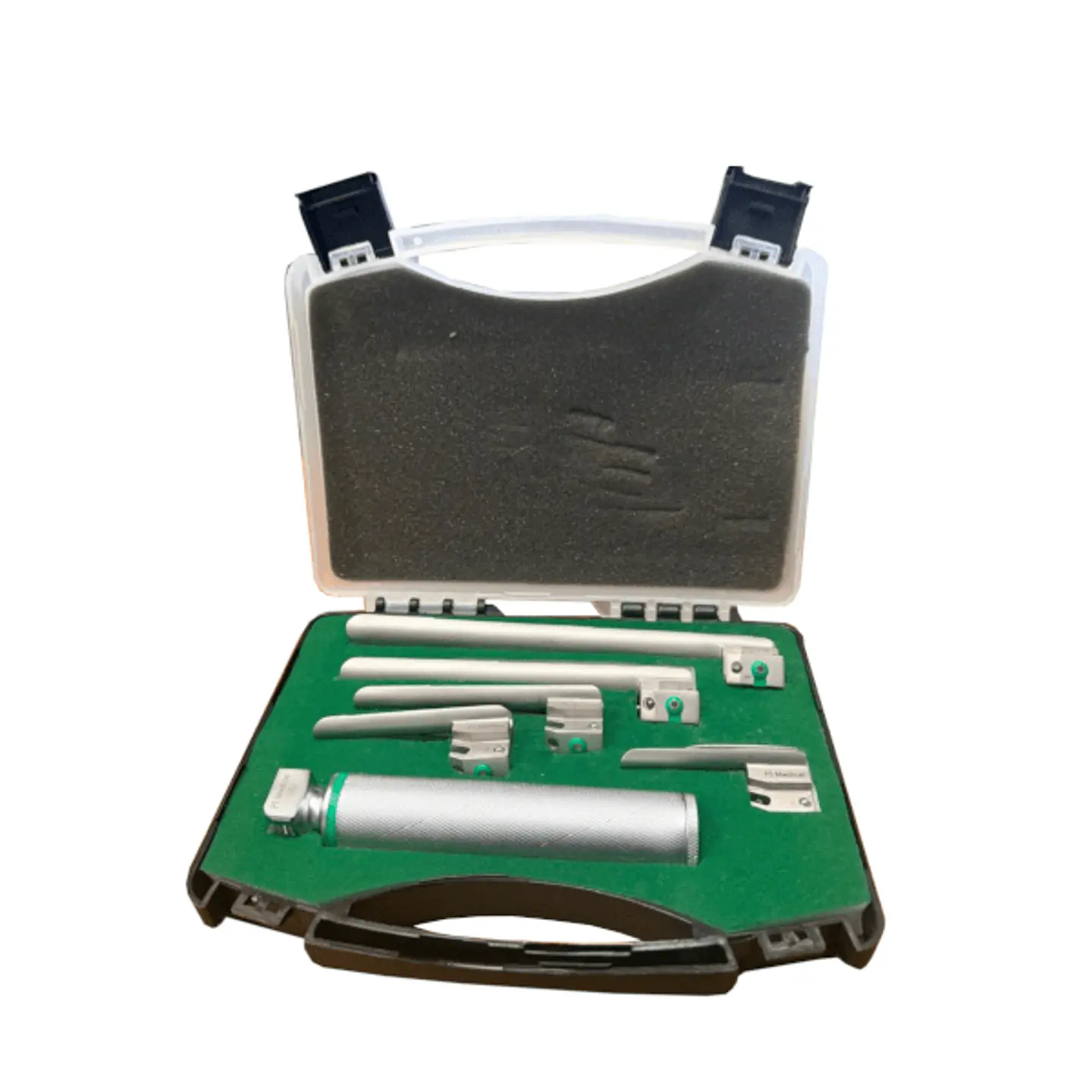 SET LARINGOSCOPIO MILLER 4 HOJAS FIBRA ÓPTICA 2