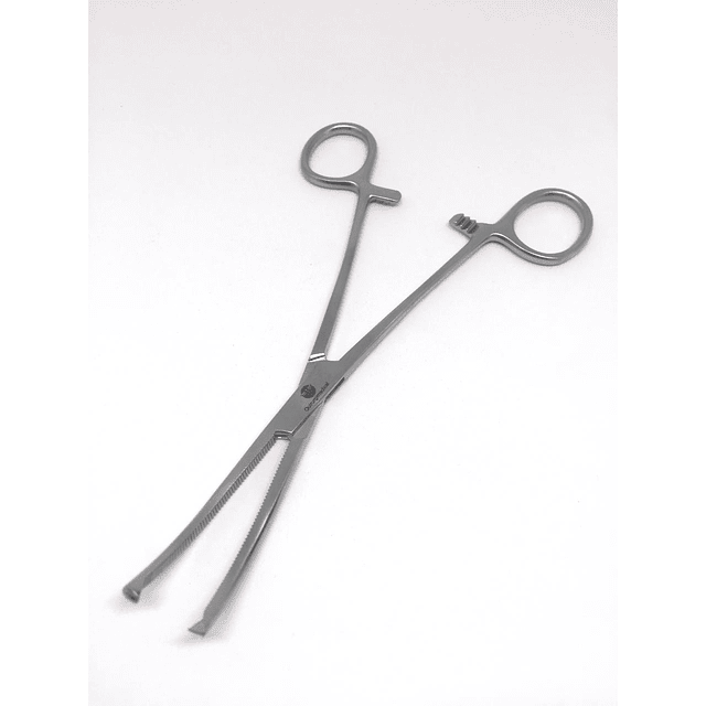 PINZA HEMOSTATICA KOCHER RECTA O CURVA DE 16CM