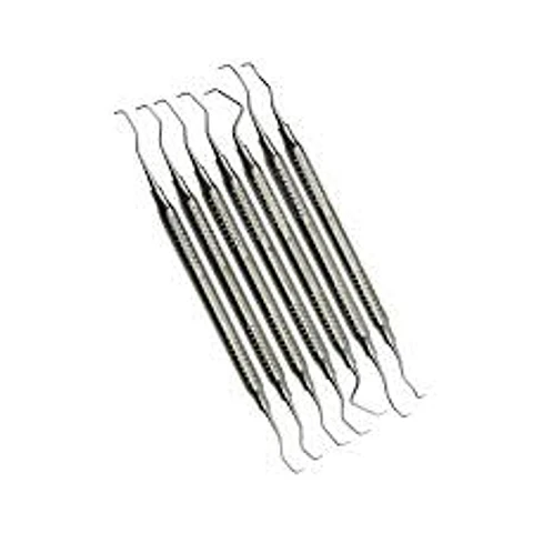 Set de 7 curetas dental Gracey.