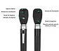 OFTALMOSCOPIO PROFESIONAL BLACK DE FIBRA ÓPTICA Y LUZ LED - Miniatura 3