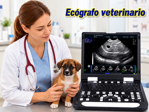 Ecografo Veterinario con transductor Macro convexo