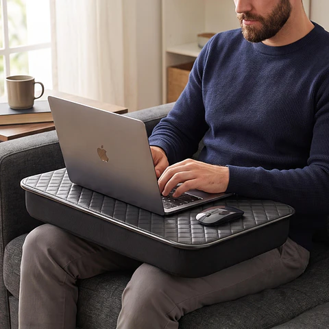 Mesa para laptop acolchada multiusos Black