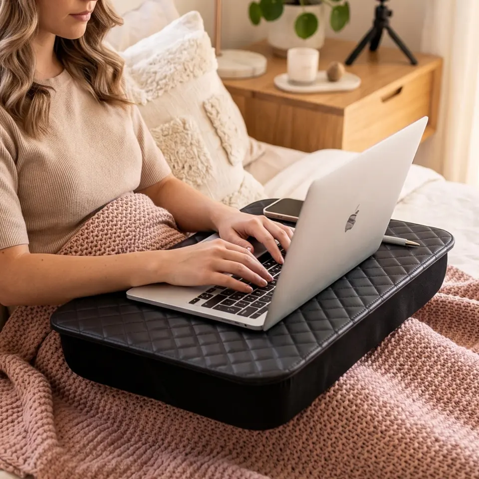 Mesa para laptop acolchada multiusos Black 4