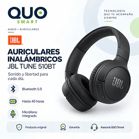 AUDIFONO BLUETOOTH JBL TUNE 510BT - PURE BASS WIRELESS
