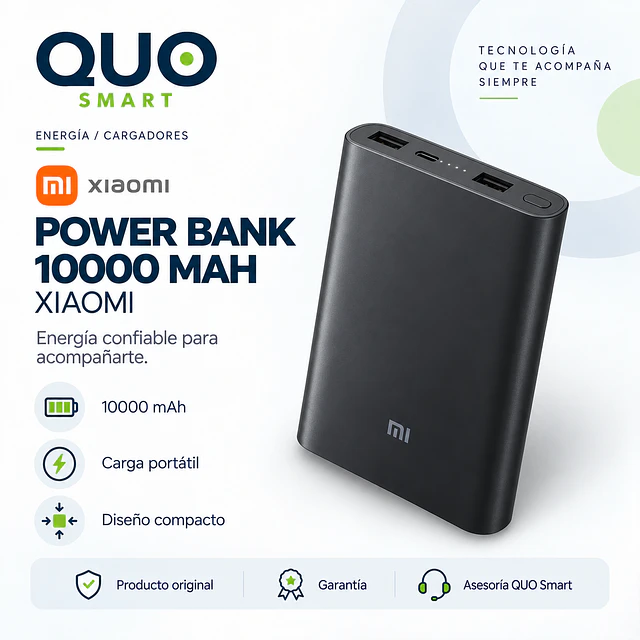 POWER BANK 3 ULTRA COMPACT XIAOMI 10000 mAH