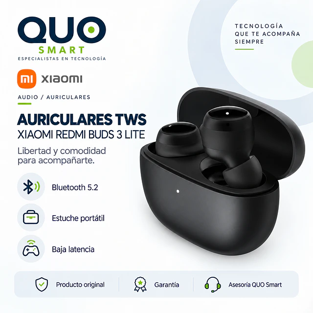 AURICULAR XIAOMI BLUETOOTH REDMI BUDS 3 LITE