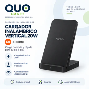 CARGADOR INALAMBRICO XIAOMI VERTICAL 20W