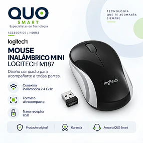 MOUSE INALAMBRICO MINI LOGITECH M187
