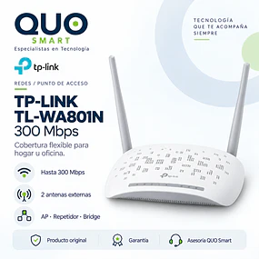 REPETIDOR TP-LINK TL-WA801N - 300MBPS