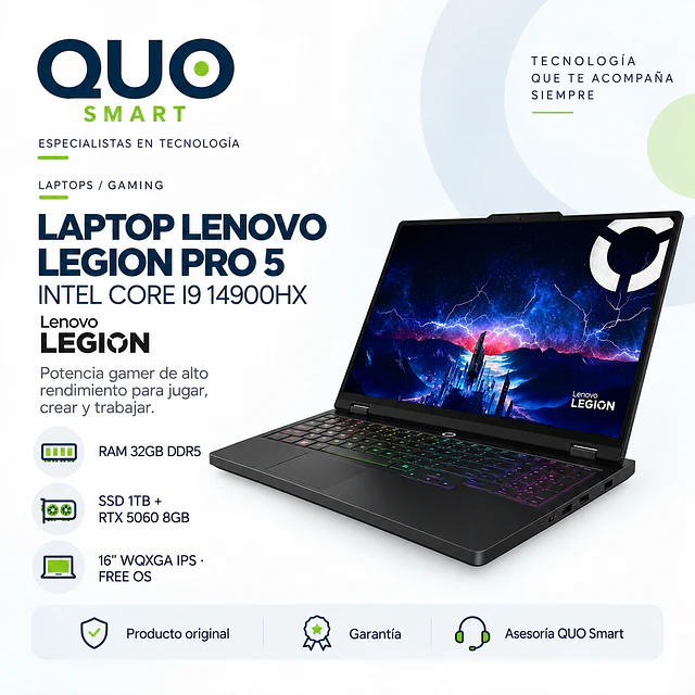 LAPTOP LENOVO LEGION PRO 5 16IRX10 – 83NN0058LM