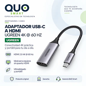 ADAPTADOR USB C A HDMI 4K 60 HZ UGREEN