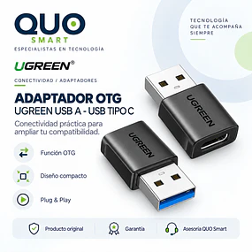 ADAPTADOR OTG UGREEN MICRO USB - USB TIPO C