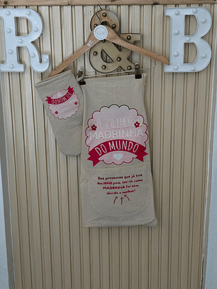 conjunto avental e luva 