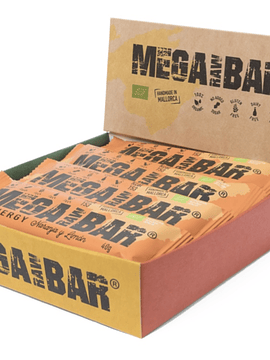 Megarawbar Pack de 12x40g Laranja e Limão