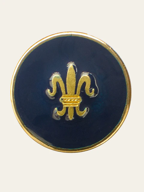 Botones Fleur de Lys (esmaltados)
